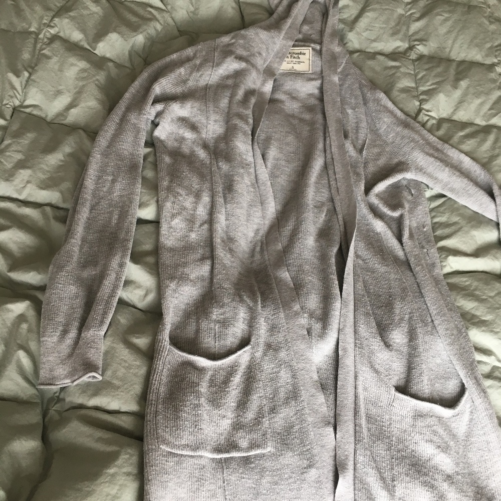 Gray Hooded Duster